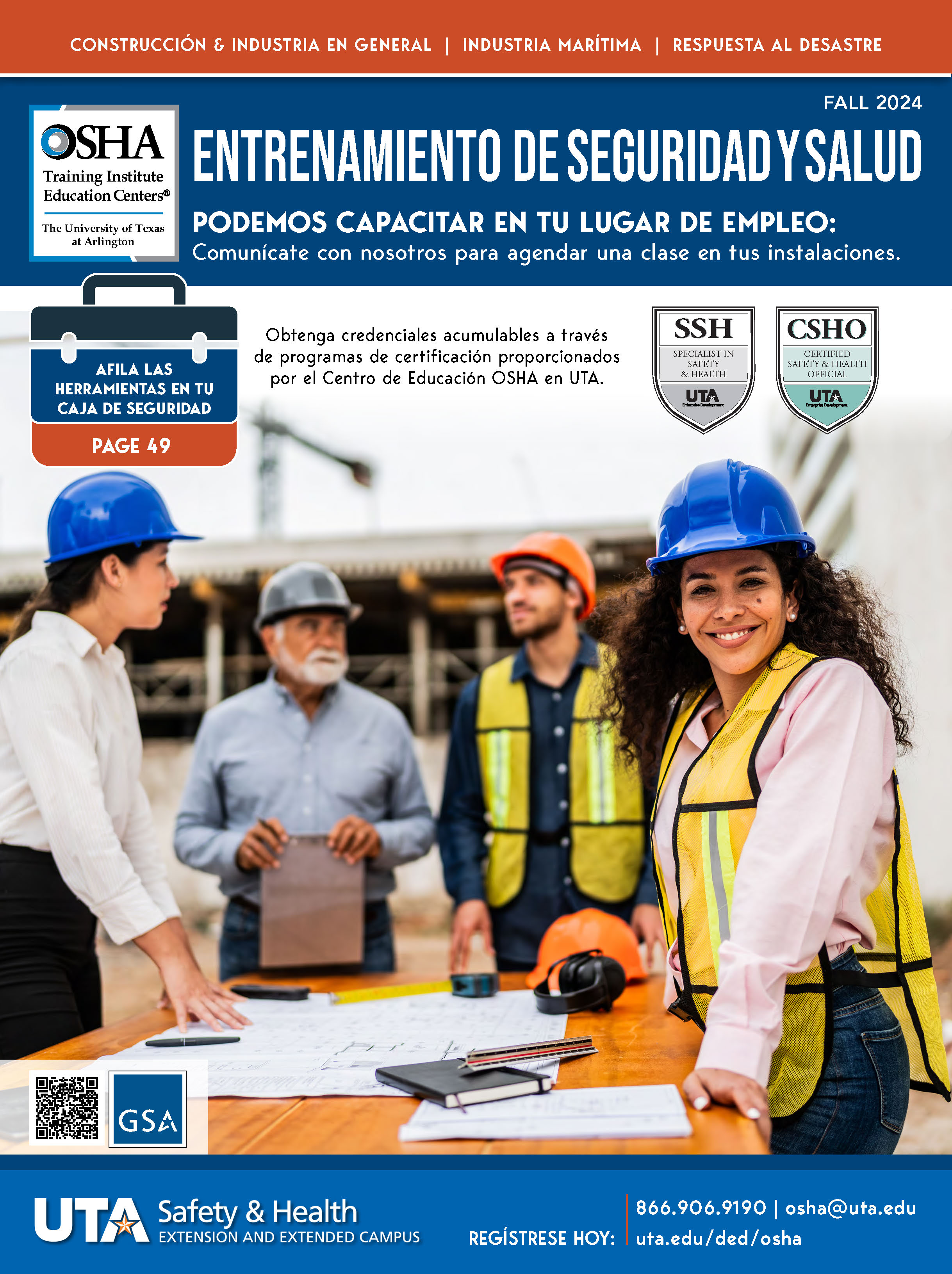 Safety & Health Spanish 2024 Catalog cover